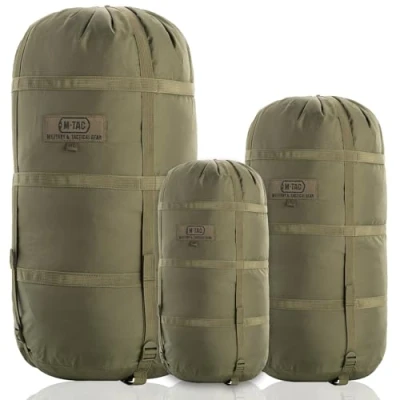 Abbildung von M Tac Kompressionssack Schlafsack Stuff Sack Kompressionsbeutel 40 Liter XL (Olive)