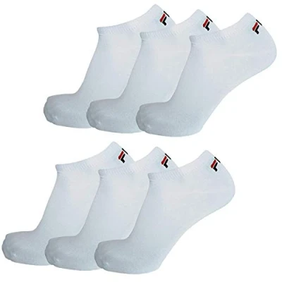 Abbildung von Fila Invisible 3 PACK Socken, Herren, Größe: 39 42, White
