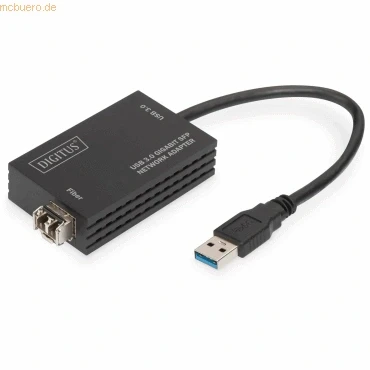 Abbildung von DIGITUS USB3.0 Gigabit SFP Network Adapter braucht Zusätzliches Modul