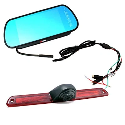 Abbildung von KNRAGHO Sprinter Bremslicht Rückfahrkamera für M B W906 / Crafter Vans LED Lichtparken(Sprinter Van mit Monitor)