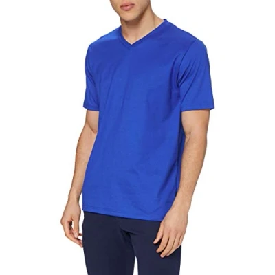 Abbildung von Trigema Herren T Shirt 637203, Gr. Large, Blau (royal 049)