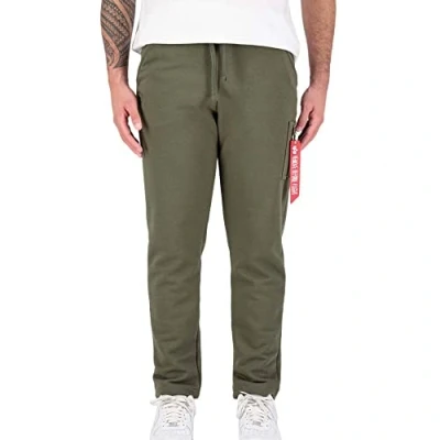 Abbildung von Alpha Industries XFIT Jogginghose, Herren, Größe: Large, Dark green