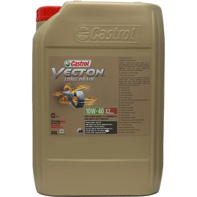 Abbildung von Castrol Vecton Long Drain E7 10W 40 20l Motoröl 154BF1 MERCEDES BENZ: E Klasse Limousine, C T modell, SMART: Fortwo I Coupe