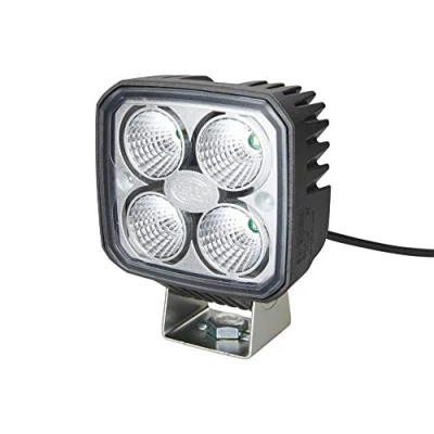 Abbildung von HELLA LED Arbeitsscheinwerfer Q90 compact 12V / 24V 1200lm geschraubt/Anbau schwenkbarer Montagebügel weitreichende Ausleuchtung Stecker: offene Kabelenden 1GA 996 284 011