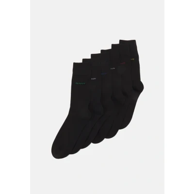Abbildung von GANT SOFT Socks 6 PACK Socken, Herren, Größe: 40 42, Black