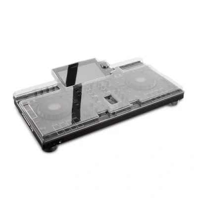 Abbildung von Decksaver Cover für Pioneer DJ XDJ RX3 Superstrapazierfähiger Schutzdeckel aus Polycarbonat in geräucherter, klarer Farbe, hergestellt Großbritannien die Wahl der DJs unschlagbaren Schutz