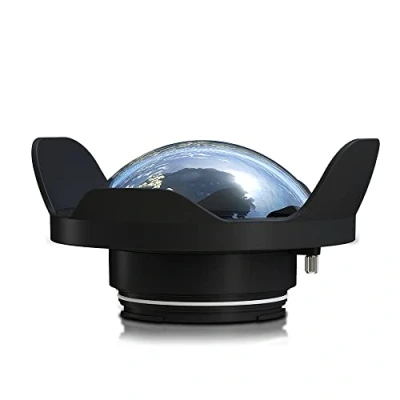 Abbildung von Sea Frogs Glas Weitwinkelobjektiv 40 mm (L) x 90 (B) für Wasserdichtes Unterwasserkameragehäuse