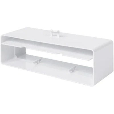 Abbildung von Vent Systems 204 x 60 mm rechteckiger Kanalverbinder mit Rückstoßdämpfer Rohreinlass Auslasskupplung Heizung, Kühlung, Lüftungsanschluss HVAC System Kanaladapter