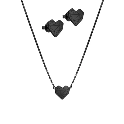Abbildung von Liebeskind Berlin Schmuckset Ohrringe, Damen, Größe: One Size, Schwarz