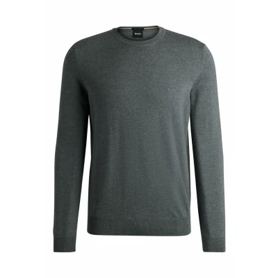 Abbildung von BOSS Botto Strickpullover, Herren, Größe: Large, Grau