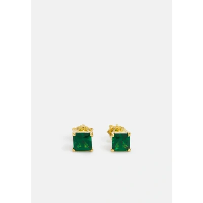 Abbildung von Thomas Sabo Damen Ohrstecker in der Farbe Gold aus 925 Sterlingsilber mit 750 Gelbgold Veredelung Zirkonia, Größe: 6x6mm, H2174 472 6