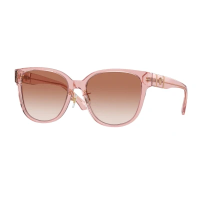 Abbildung von Versace Damen VE4460D 543413 Gläser SONNENBRILLEN Acetat Rosa Quadratisch Normal Schattiert