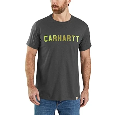 Abbildung von Carhartt T Shirt Logo Grau