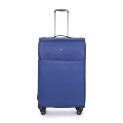 Abbildung von Stratic Light+ Koffer L dark blue mit 4 Rollen Weichgepäck