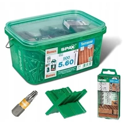 Abbildung von SPAX Schraube Terrassenschraube Bonus Set, (500 St)
