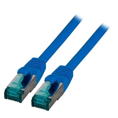 Abbildung von EFB Elektronik CAT. 6a Netzwerkkabel 0,5 m LAN Kabel Ethernet Patchkabel RJ45 Anschluss, S/FTP LSZH blau