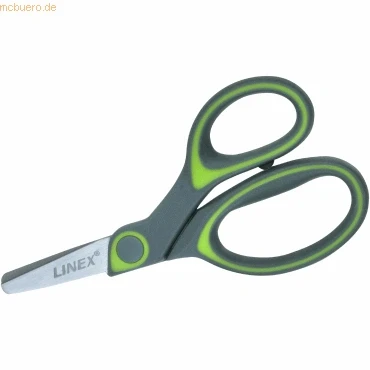 Abbildung von Linex Universal Schere 12,5 cm, rostefeier Edelstahl, grau grün