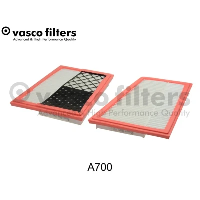Abbildung von DAVID VASCO A700 Luftfilter 35 174 251 rechteckig Filtereinsatz mit integriertem Gitter MERCEDES BENZ: C Klasse Limousine, T modell