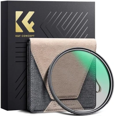 Abbildung von K&amp;F Concept Polfilter 52mm CPL Filter Zirkularer Slim Optisches Glas HD Messingrahmen Polarisationsfilter für Sony Canon Nikon Fujifilm objektiv, Nano Xcel Pro