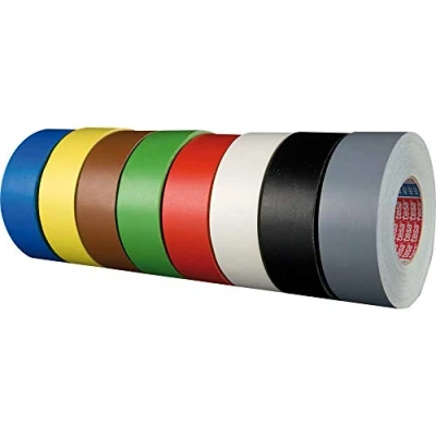 Abbildung von tesa Gewebebänder 25 mm x 50 m schwarz