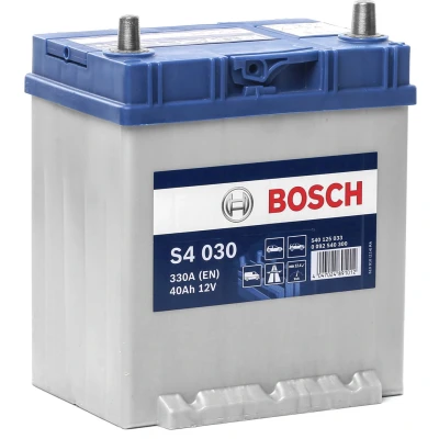 Abbildung von BOSCH S4 0 092 S40 300 Batterie 12V 40Ah 330A B01 KIA: Picanto II, I, HYUNDAI: i10 Ioniq, TOYOTA: Prius Plus