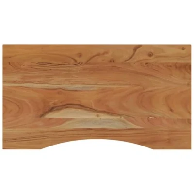 Abbildung von vidaXL Schreibtischplatte, Tischplatte Arbeitsplatte Rechteckig, Platte für Schreibtisch Esstisch, Holzplatte Bürotischplatte, 90x50x2,5cm Massivholz Akazie