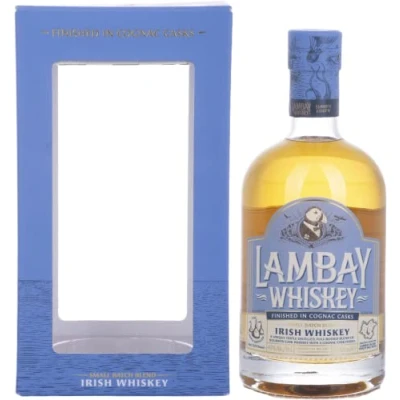 Abbildung von Lambay Whiskey Small Batch Blend Irish Cognac Cask Finish 43% Vol. 0,7l in Geschenkbox