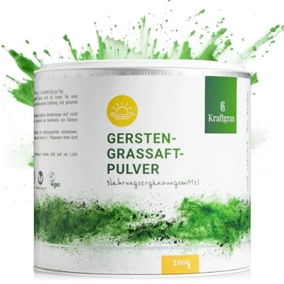 Abbildung von Kraftgras 200g Bio Gerstengrassaftpulver Pulver, 1 er 1,00 St., 200 g