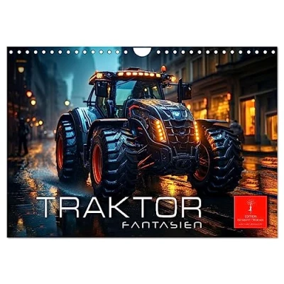 Abbildung von Traktor Fantasien (Wandkalender 2025 DIN A4 quer), CALVENDO Monatskalender