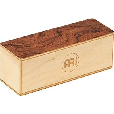 Abbildung von Meinl Percussion Dual Chamber Shaker mit zwei Kammern Musikinstrument weichem Sound Baltische Birke, Burl Wood (SH60)