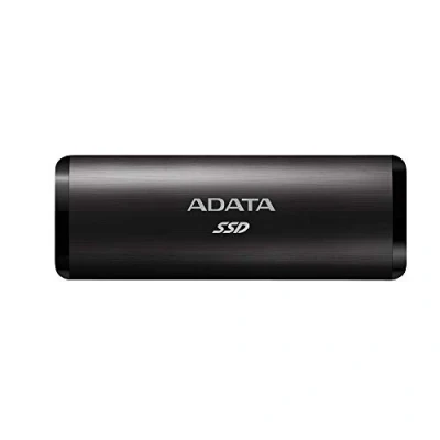 Abbildung von ADATA SE760 256 GB portable external SSD, Black, USB C 3.2 Gen 2, ASE760 256GU32G2 CBK