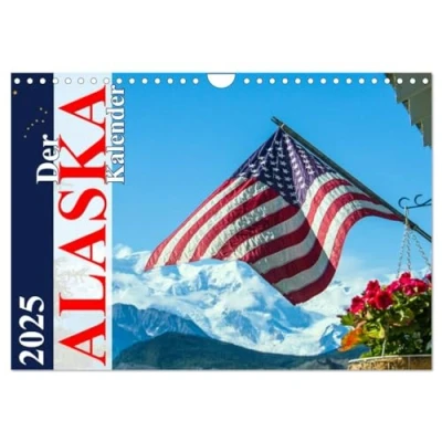 Abbildung von Der Alaska Kalender (Wandkalender 2025 DIN A4 quer), CALVENDO Monatskalender