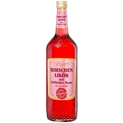 Abbildung von Mautner Kirschenlikör mit Inländer Rum, 22,5 % Vol.Alk. 700ml