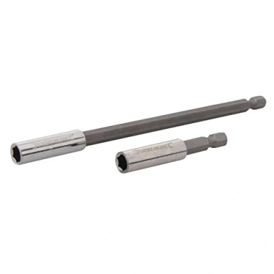 Abbildung von Silverline 436745 Magnetischer Schraubendreher Bithalter, 2 tlg. Satz 60 u.150 mm
