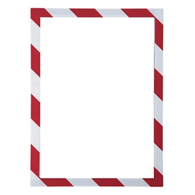 Abbildung von Exacompta 39206E Magnet Schild DIN A4 mit rot weißer Rahmen ideal als Sicherheitsschild Hinweisschild