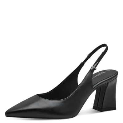 Abbildung von Tamaris Sling Pumps, Damen, Größe: 37, Black leather Schuhe