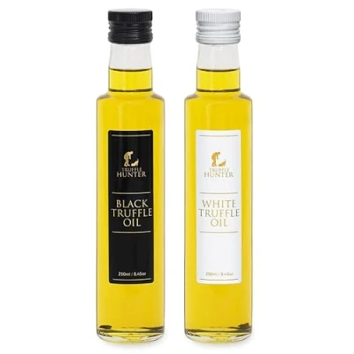 Abbildung von TruffleHunter Premium Schwarzes und Weißes Trüffelöl im Set 250 ml x 2