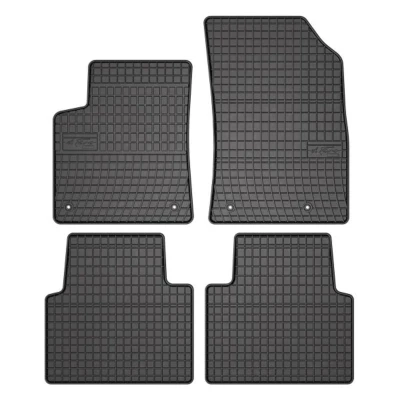 Abbildung von FROGUM 401716 Fußmattensatz Gummi vorne und hinten 4 schwarz Maßgefertigt BMW: 3 GT, OPEL: Crossland X