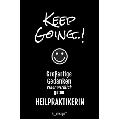 Abbildung von Notizbuch für Heilpraktiker / Heilpraktikerin: Originelle Geschenk Idee [120 Seiten liniertes blanko Papier]
