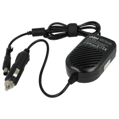 Abbildung von vhbw KFZ Ladekabel kompatibel mit HP EliteBook 6730b, 6930p, 8440p, 8440W, 8460p Laptop, Notebook Ladegerät 12V, 90W