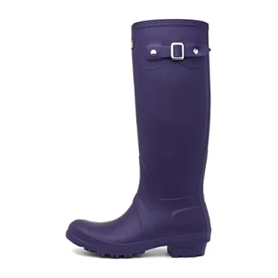 Abbildung von Cotswold Damen Sandringham Wellington Stiefel Gummistiefel Regenstiefel Schuhe Lila EUR 43
