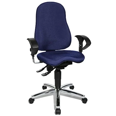 Abbildung von Topstar Bürostuhl Sitness 10 inkl. höhenverstellbare Armlehnen blau