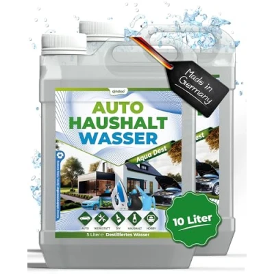 Abbildung von Qindoo Aqua Dest Destilliertes Wasser Auto Haushalt (10 Liter)