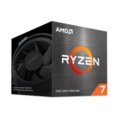 Abbildung von AMD Ryzen™ 7 5700 Prozessor, 8 Kerne/16 Threads ungedrosselt, Zen 3 Architektur, 20MB L3 Cache, 65 W TDP, bis zu 4,6 GHz Boost Frequenz, Sockel AM4, DDR4 &amp; PCIe 4.0, Ventirad Wraith Spire