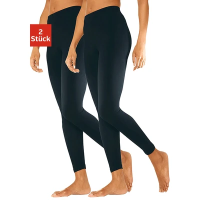 Abbildung von Vivance Thermoleggings, (2 tlg., 2er Pack), innen weich angeraut
