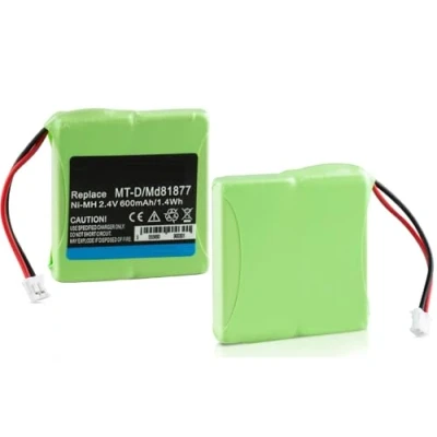 Abbildung von Akku für AVM Fritz!Fon MT D, Medion MD 81877 / MD82877 MD82772, Audioline Slim DECT 500/502, T Com Sinus A201, 5M702BMX NIMH 600mAh 2.4V