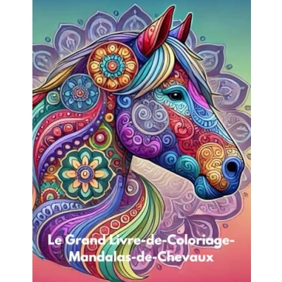 Abbildung von Le Grand Livre de Coloriage Mandalas Chevaux: chevaux détente Art mandala pour la relaxation Cadeau ... des (Mondes Créatifs à Colorier)