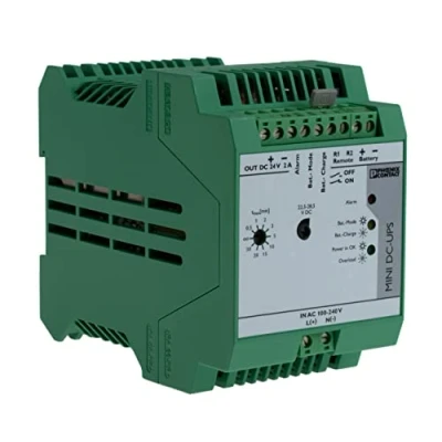 Abbildung von Phoenix Contact MINI dc UPS/24DC/2 DIN Schienen USV Stromversorgung 48W, 24V / 2A