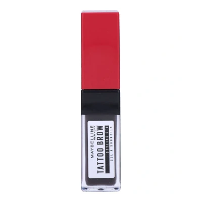 Abbildung von Maybelline New York Augenbrauengel, Für dichter aussehende und geformte Augenbrauen, Wischfest wasserfest, Tattoo Brow 36H Styling Gel, Nr. 262 Black Brown, 6 ml