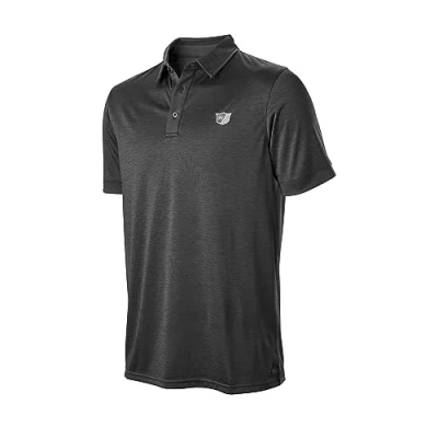 Abbildung von Wilson Staff Herren Golf Poloshirt, Stripe Heather Polo, Kurzarm, Polyester / Elasthan